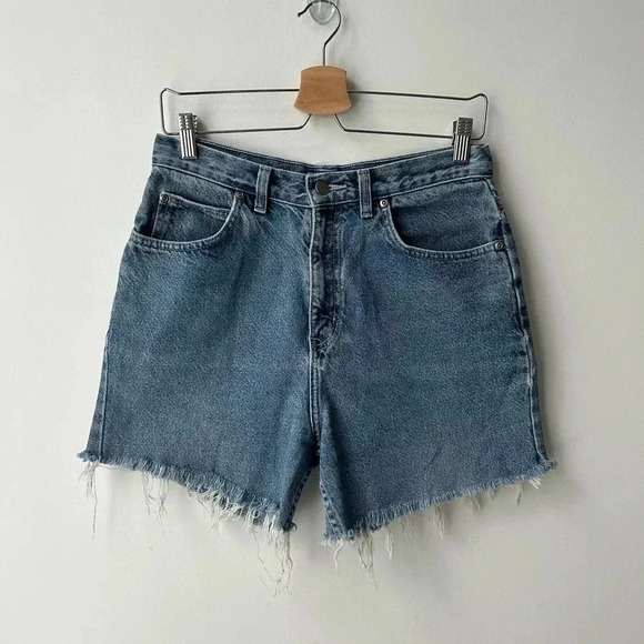 Vintage high waist relaxed fit denim short - Picture 5 of 9